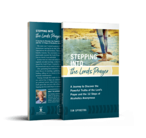 Mockup of Stepping Into the Lord's Prayer, a new book by Tim Spykstra