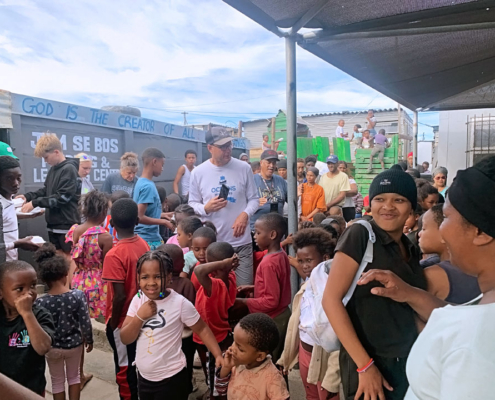 Gifts of Service - serving lunch to kids