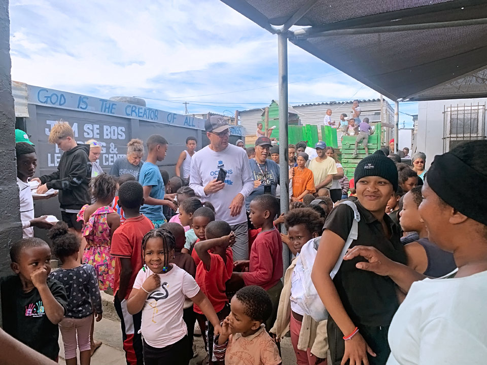 Gifts of Service - serving lunch to kids